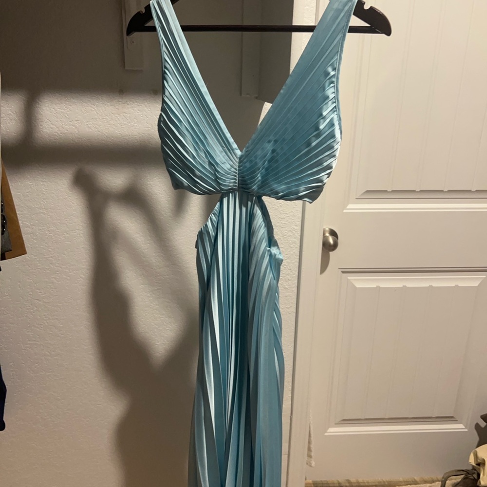 Abercrombie & Fitch Light Blue cut out Dress